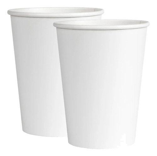 Copo De Papel Biodegradável 200ml Branco - Pac 100und