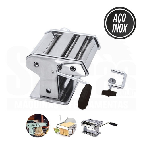 Máquina Para Macarrão/massas Inox Aq01 5939 Mimo Style