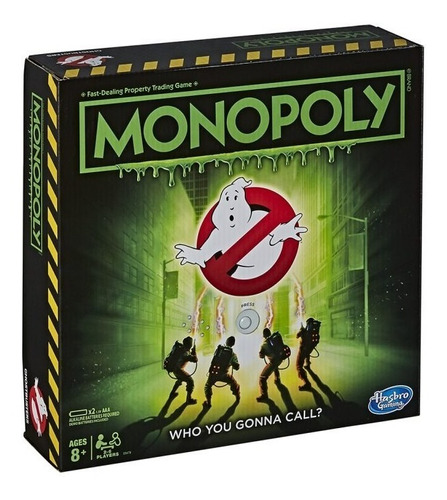 Monopoly Cazafantasmas Ghostbusters, Familiar En Español