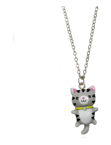 Collar Con Colgante De Gato De Animal Lindo Kawaii Style 5