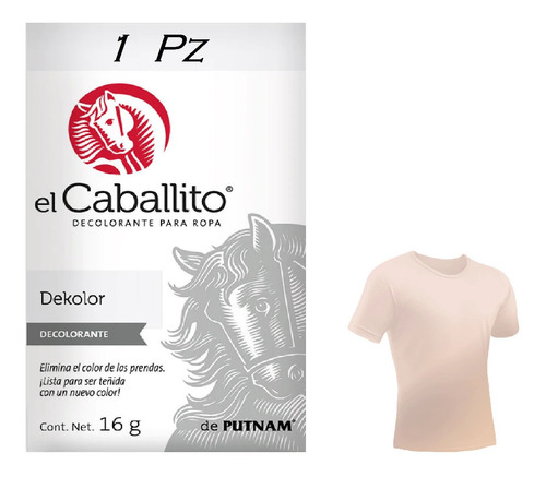 Colorante Caballito Telas Ropa Decolorante Dekolor (1pz) | MercadoLibre