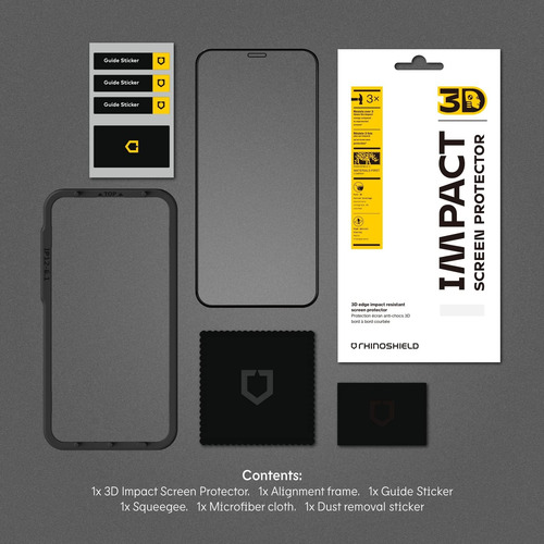 Rhinoshield 3d Impact Matte Screen Protector Compatible Con