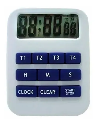 Temporizador De Cocina Cronometro Timer Con Iman Y Alarma.