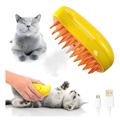 Cepillo De Vapor Para Gatos, Herramienta De Aseo Para Gatos