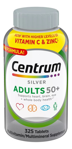 Centrum Silver Adults 50+ 325 T - Unidad a $455