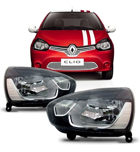 Farol Renault Clio 2013 2014 2015 2016 2017