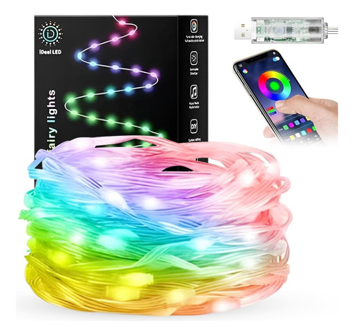 F 20m Smart String Lights Con Controles Remotos Para Fiesta