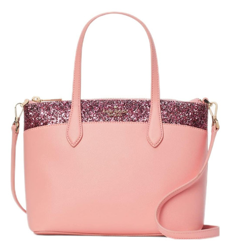 Kate Spade Flash Glitter Satchel (rosa)