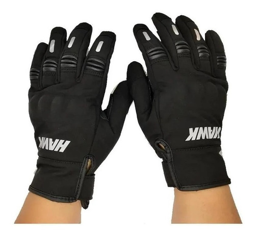 Guantes Hawk Night Rider Black Touch - Km0 Motos