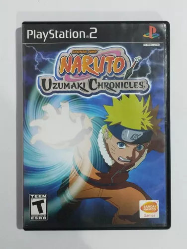 SHONEN JUMP NARUTO UZUMAKI CHRONICLES - PLAYSTATION 2 VIDEO GAME COMPLETE  PS2