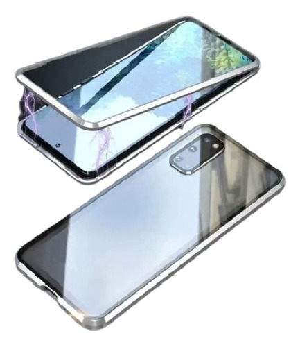 Funda Metal Magnetica Vidrio Para Samsung Galaxy A21s A217f