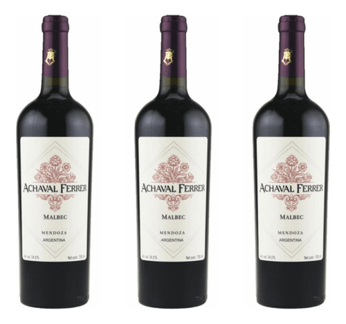 Vino Achaval Ferrer Malbec Mendoza X3 - Oferta Celler