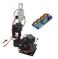 Comprar Brazo Robotico + 6 Servomotor  + Controlador