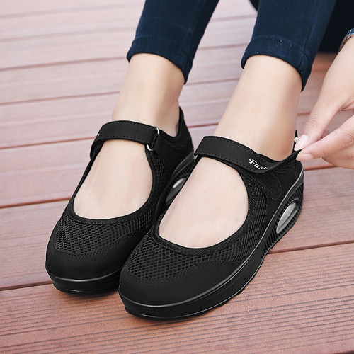 Zapatos Planos Transpirables De Suela Suave, Zapatos Cómodos