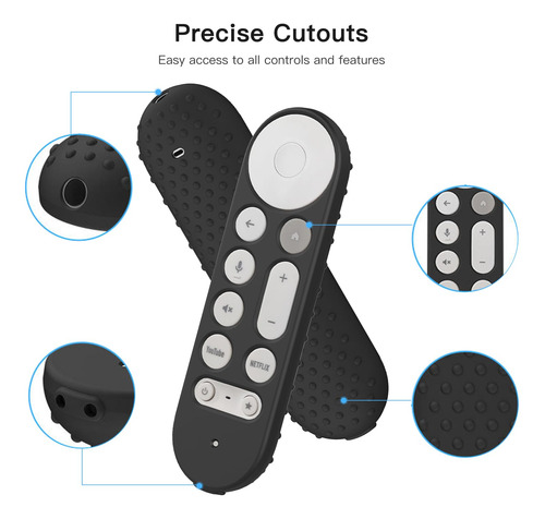 Funda De Silicona Para Google Tv Streamer 4k 2024, Color Neg