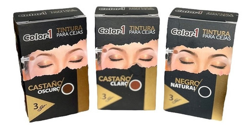 Color 1 Tinte Cejas 3 Gr - g a $5333