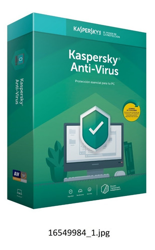 Imagen 1 de 1 de Kaspersky Antivirus 1 Pc 1 Año 
