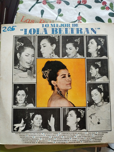 Lp Lo Mejor De Lola Beltran3 Lps Edicion Colombia 1977 