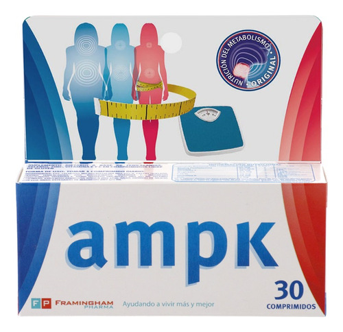 Ampk Suplemento Dietario Adelgazante X 30 Comp.