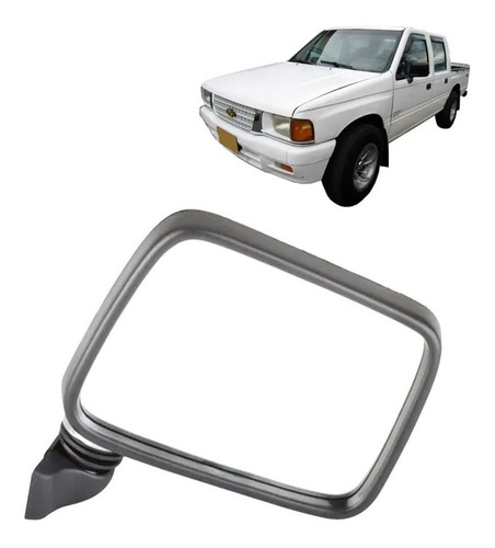 Espejo Puerta Cromado Der Para Chevrolet  Luv 2.3 1989 1992 