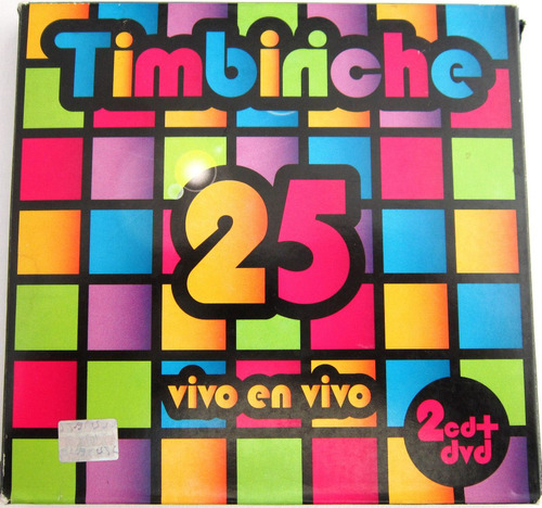 Timbiriche - 25 Vivo En Vivo 2 Cd & Dvd