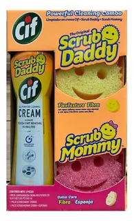 Scrub Daddy Scrub Mommy + Cif - Crema De Limpieza Multiusos