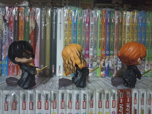 Figura Harry Potter Ron Weasley Hermione Granger Bootleg (Usado)