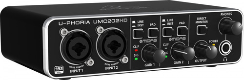 Imagem 2 de 4 de U-phoria Umc 202hd Interface De Audio Behringer + Nf