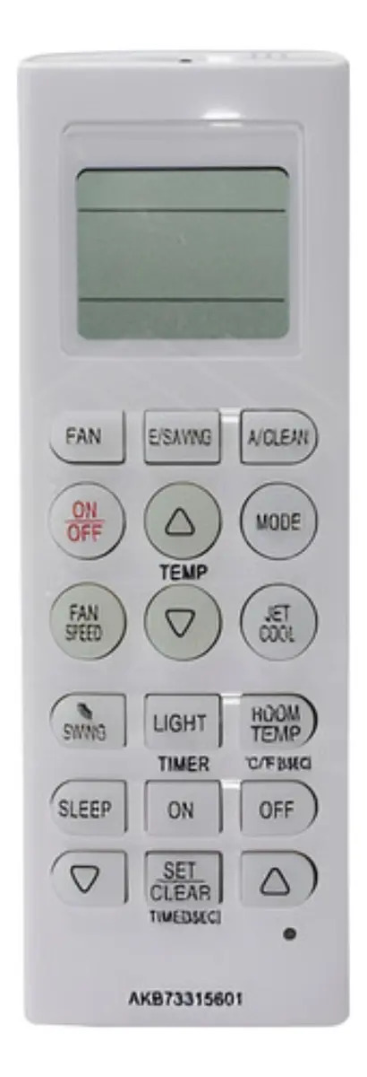 Controle Ar Condicionado Split Akb73315601