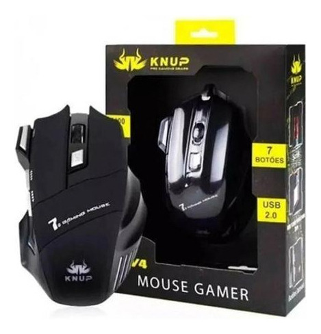 Mouse Gamer Led Universal Knup Kp-v4 3000 Dpi