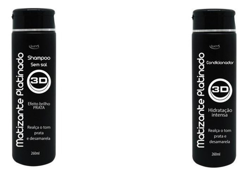 Shampoo E Condicionador Matizante Platinado Lucy's