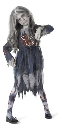 Morph Costumes Disfraz Zombie Niña, Vestido Zombie Niña
