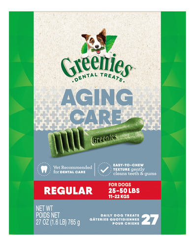Golosinas Para Perros Greenies Aging Care Regular 800 G (27