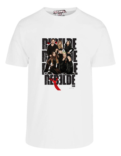 Playera Rbd Collage 2 Tour Soy Rebelde 2023