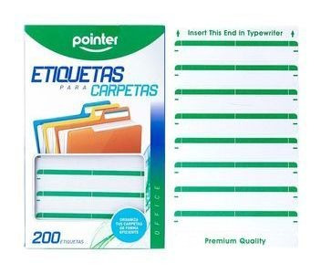 Etiquetas Para Carpetas Pointer Mayor Y Detal