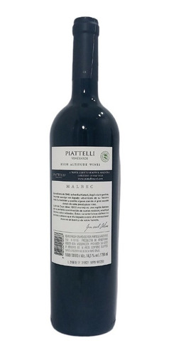 Vino Piattelli Malbec Reserva - Bodega Piattelli Mendoza