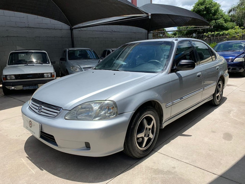 Honda Civic 1.6 Lx Aut. 2000 Prata Gas.