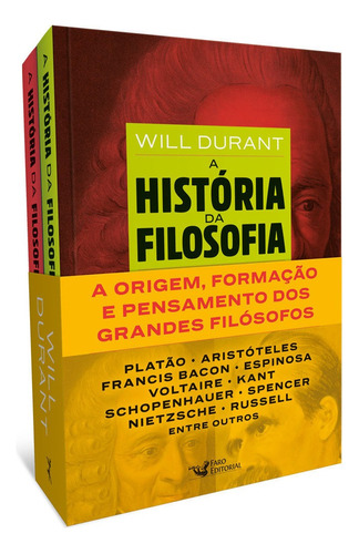 Box – A Historia da Filosofia, de Durant, Will. Editora Faro Editorial Eireli, capa mole em português, 2021