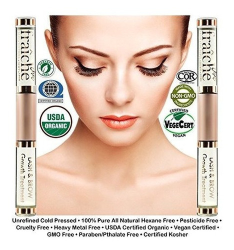 Aceite De Ricino Orgánico Para Pestañas Y Cejas