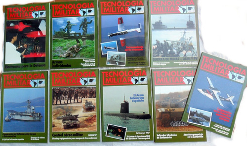 Tecnología Militar 1987 Lote X 9 Revistas
