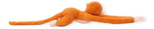 Peluche Chango Largo Bonito Y Suave 65x12 Cm Naranja Oscuro