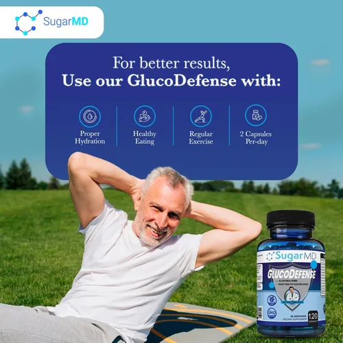 Sugarmd Dr. Ergin's Glucodefense Suplemento De Apoyo A La Glucosa - Disfruta De Un Nivel Saludable De Glucosa Y Un Meta