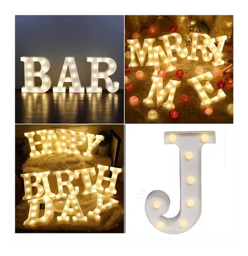 Letras Luminosas Decorativas