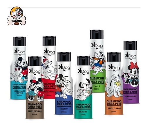 Imagem 2 de 3 de Shampoo Iluminador K Dog Cães Pelo Claro E Amarelado (500ml)