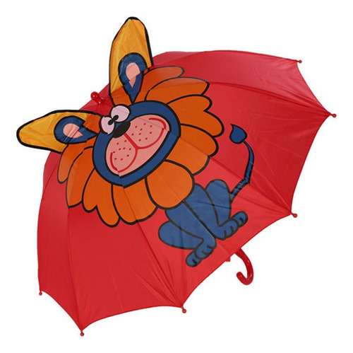 Paraguas Sombrilla Para Lluvia Plegable Tela Para Niños 75cm