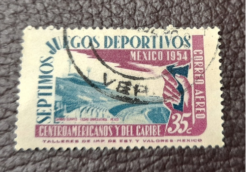 Sello México - 1954 Séptimo Juegos Deportivos