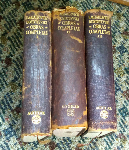 Obras Completas, 3 Volúmenes. Dostoyevski, F. Mijailovich. (Usado)