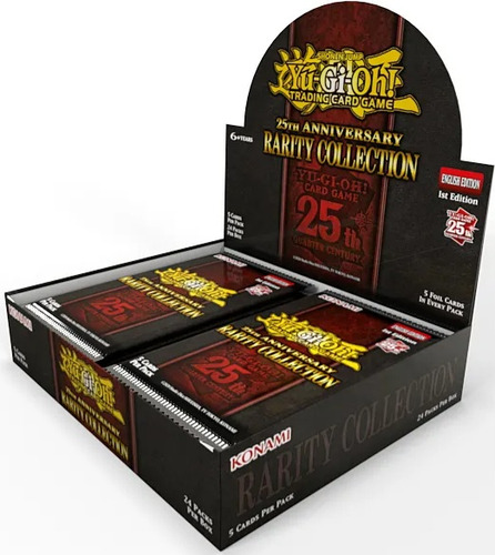 Yugioh Rarity Collection Booster Box Display Inglés