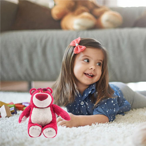 Peluche Oso Toy Story Lotso Olor A Fresa 27cm Teddy Bea Para Niños