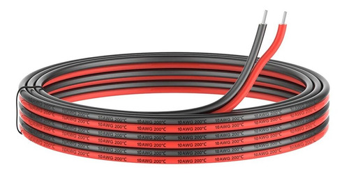 Cable Eléctrico De Silicona De 10 Awg  2 Conductores  ...